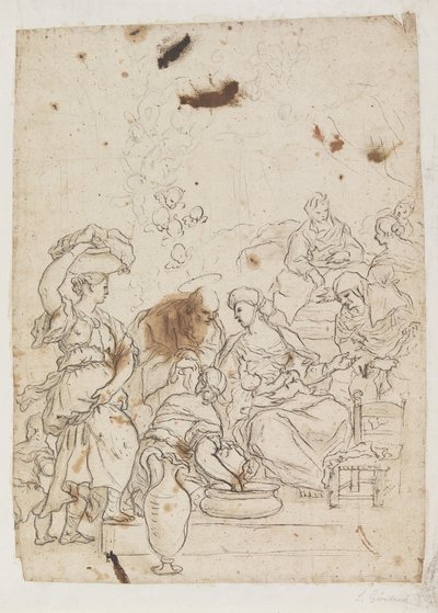 Birth of the Virgin by Luca Giordano